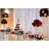 quanto custa buffet para casamento com decoração Industrial